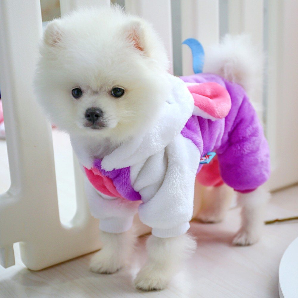Плюшевий комбінезон для собак PetCircle костюм Єдинорога фіолетовий — Фото 6