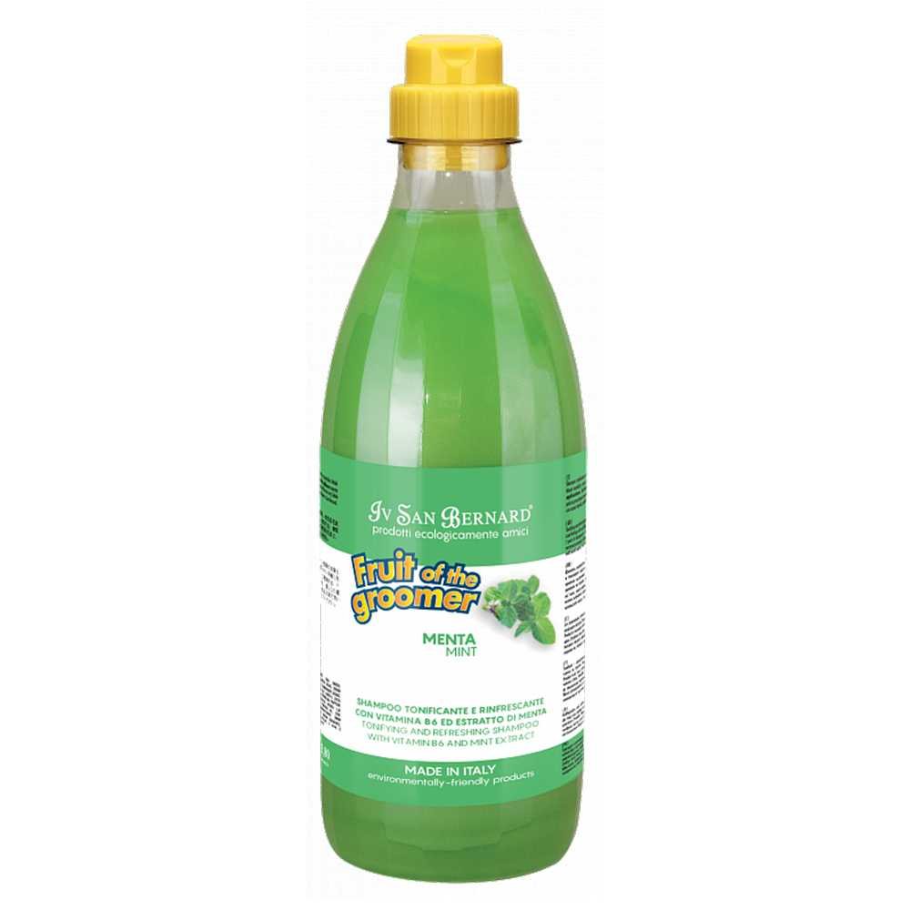 Iv San Bernard Fruit Of The Groomer шампунь для собак та котів м'ята освіжаючий, з вітаміном B6 500мл — Фото 1