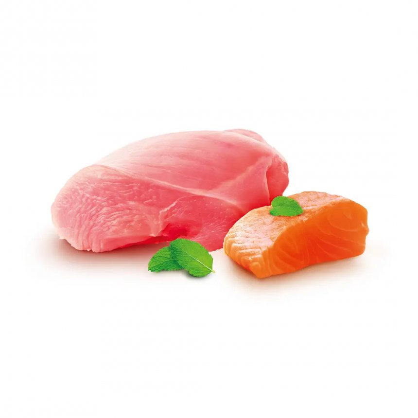 Корм для кішок Home Food з індичкою та лососем для здорової шкіри та блискучої шерсті — Фото 3