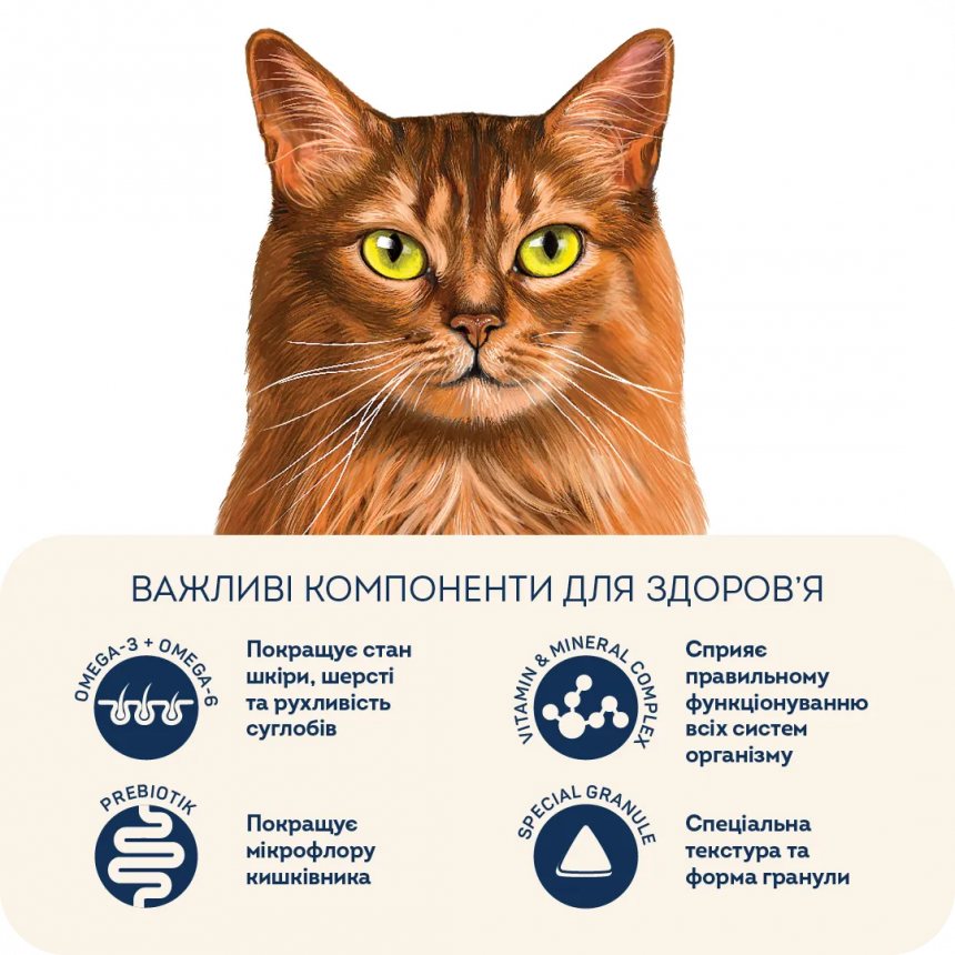 Корм для кішок Home Food з індичкою та лососем для здорової шкіри та блискучої шерсті — Фото 5