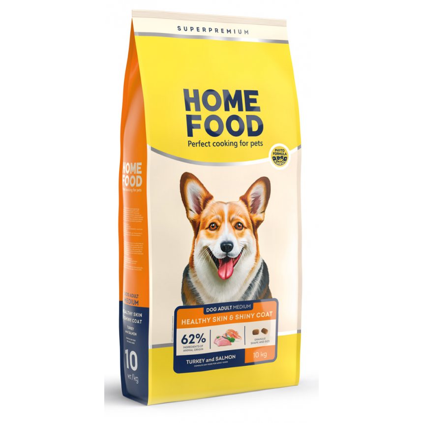Корм для собак середніх порід Home Food з індичкою та лососем — Фото 5