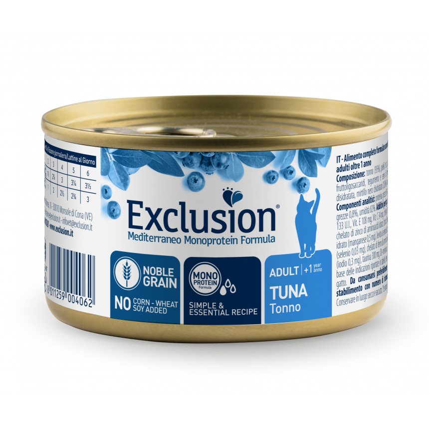 Exclusion Adult Tuna консерви для дорослих котів усіх порід із тунцем — Фото 1