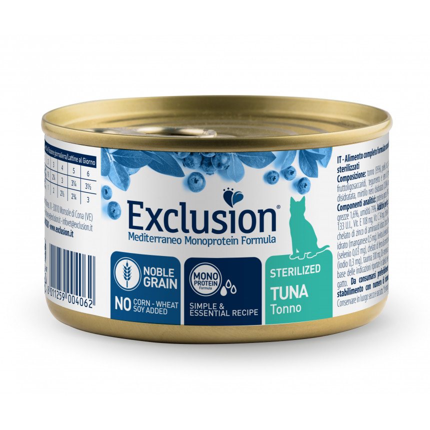 Exclusion Sterilized Tuna консерви для стерилізованих котів з тунцем — Фото 1