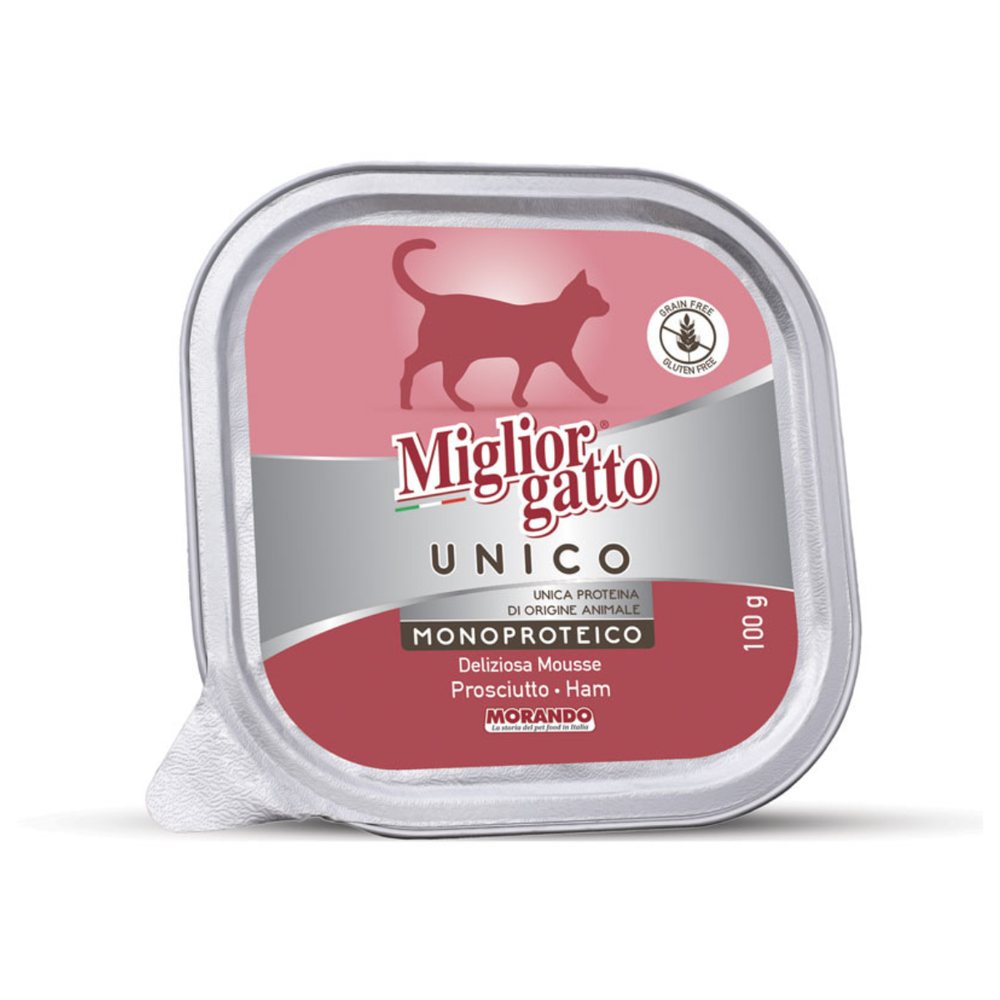 Вологий корм для котів Morando Migliorgatto UNICO Delicious прошуто — Фото 1
