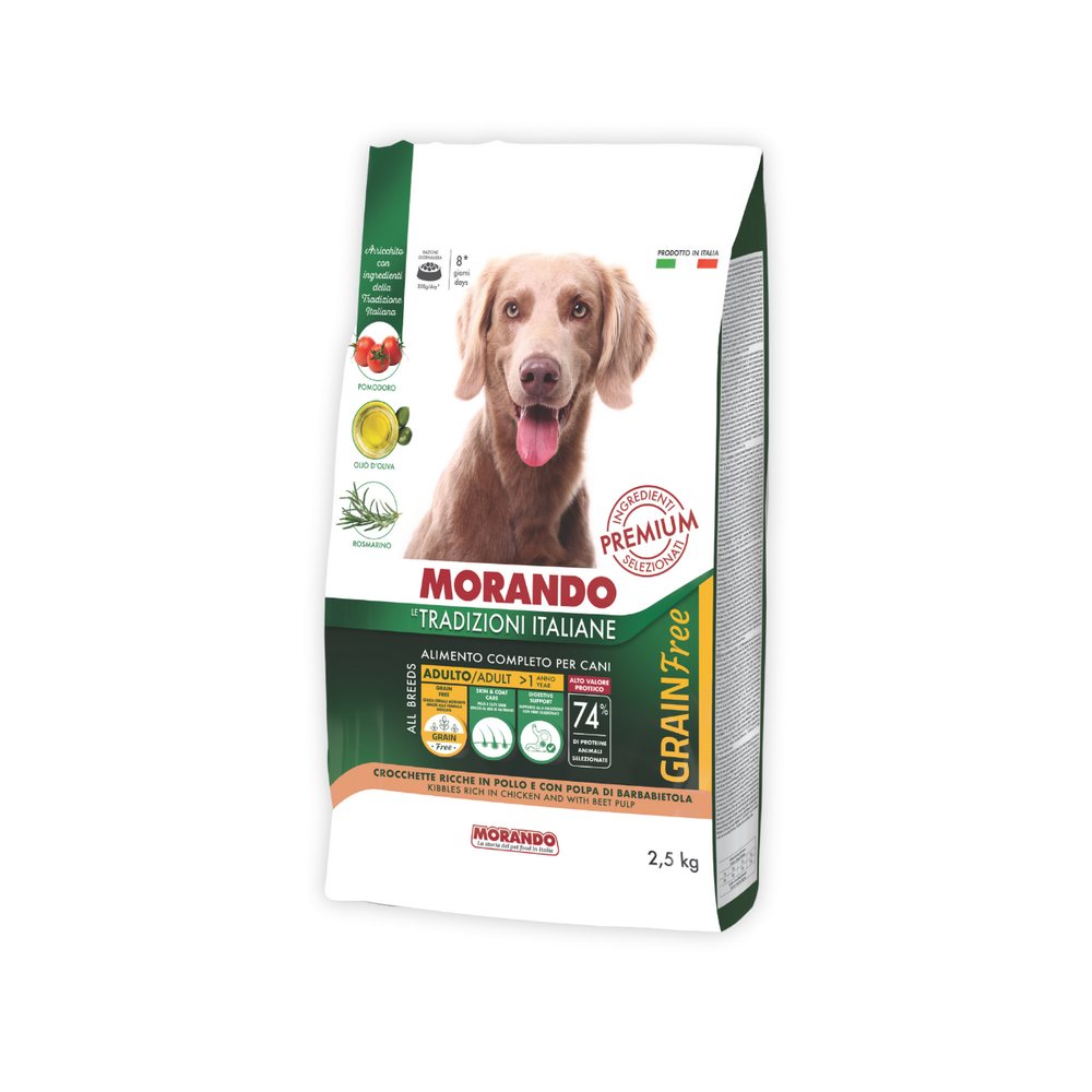 Сухий корм для собак Morando Tradizioni Grain Free з куркою та буряком — Фото 1