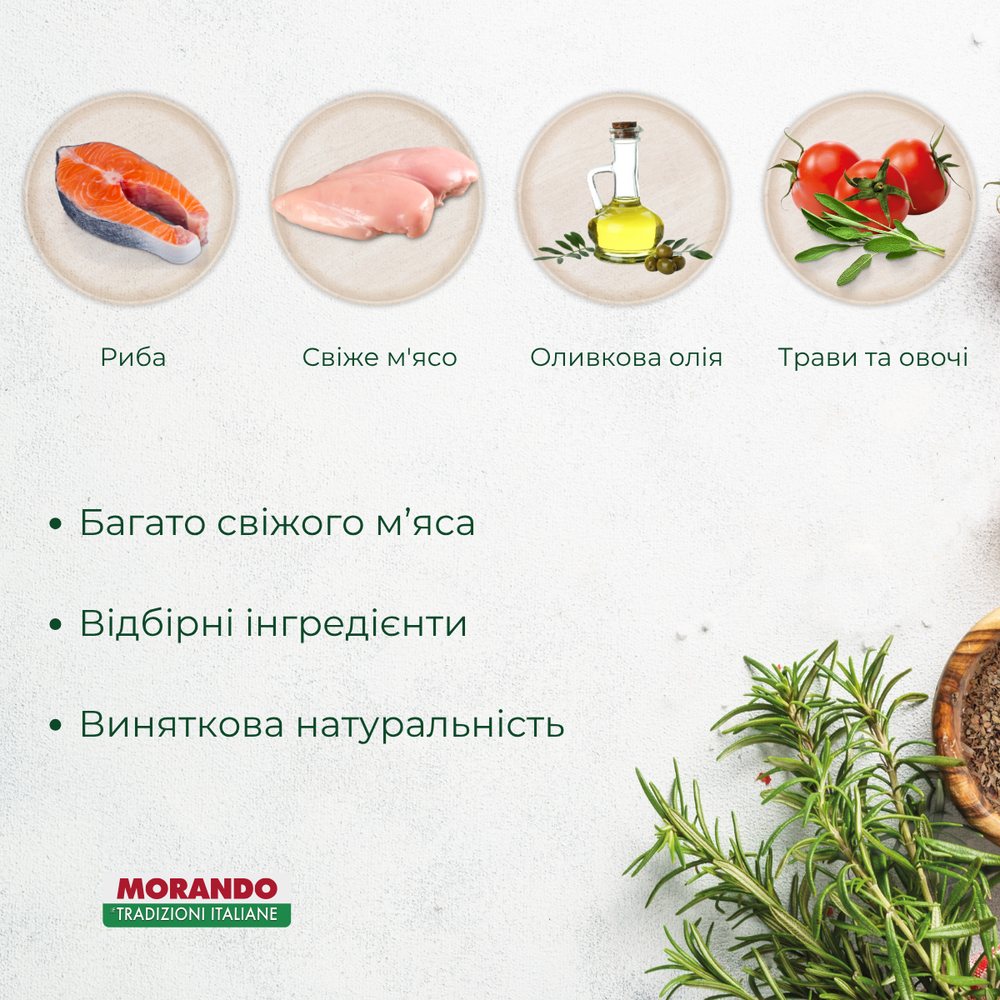 Сухий корм для стерилізованих котів Morando Tradizioni Sterilized з лососем — Фото 3