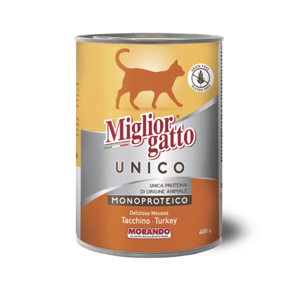 Консерви для котів Morando Migliorgatto UNICO Rustic індичка — Фото 1