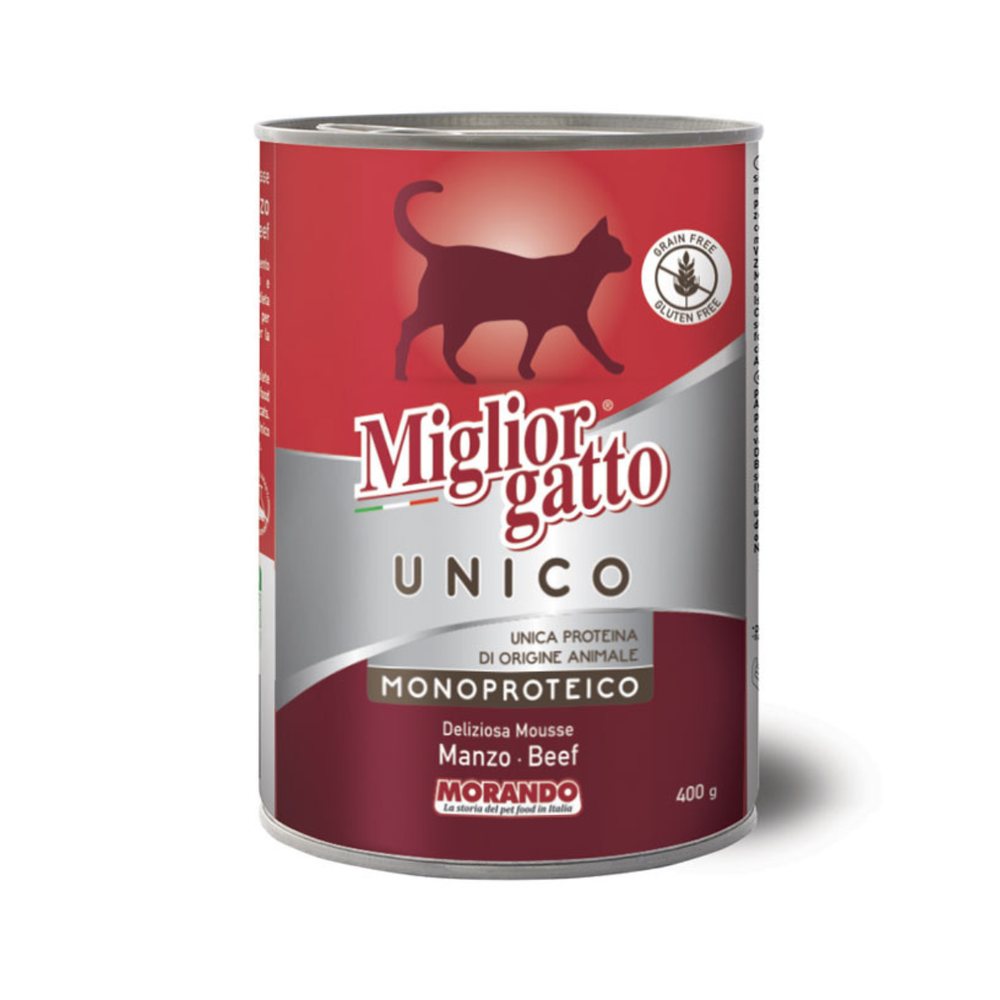 Консерви для котів Morando Migliorgatto UNICO Rustic яловичина — Фото 1