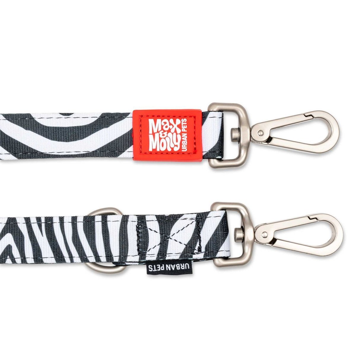 Повідець багатофункціональний Max & Molly Multi Function Leash Zebra, розмір M — Фото 2