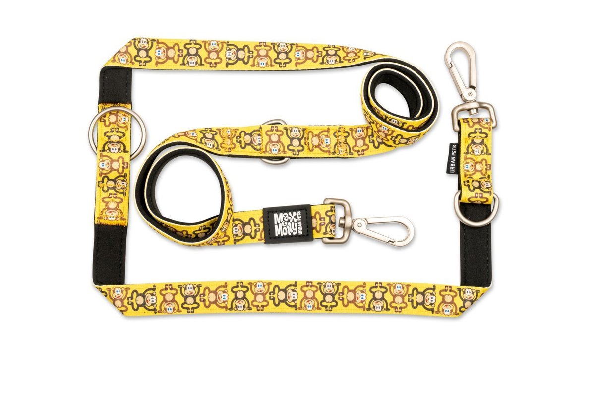 Повідець багатофункціональний Max & Molly Multi Function Leash Monkey Maniac, розмір L — Фото 1