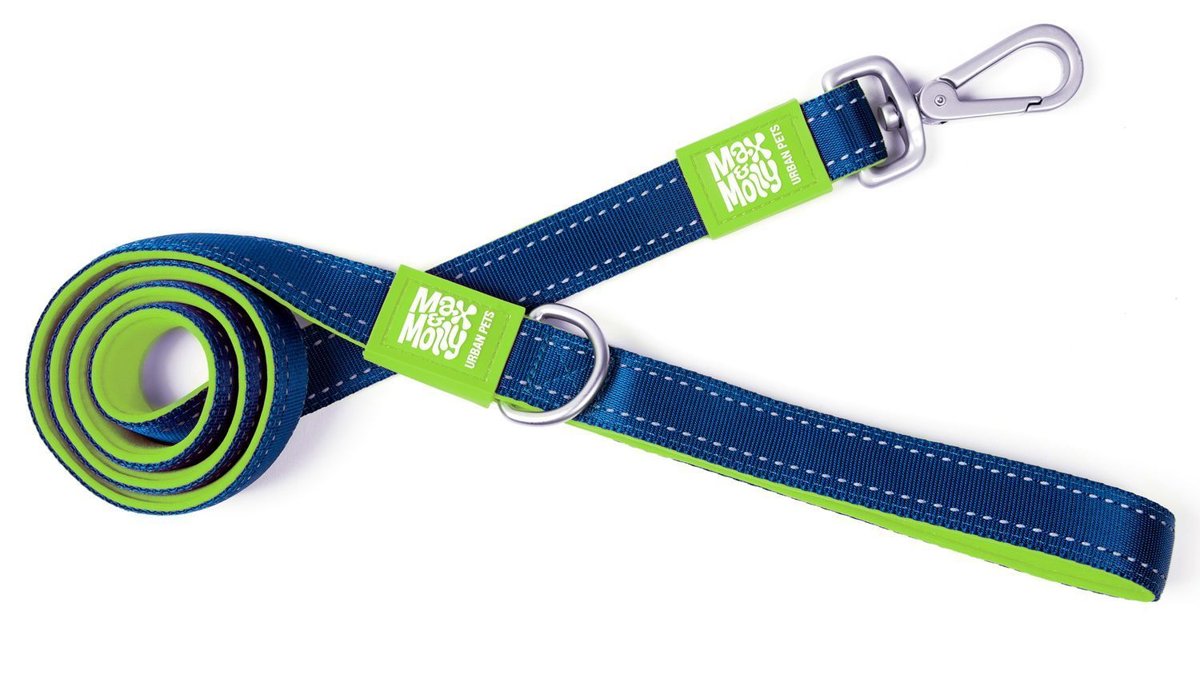 Повідець короткий Max & Molly Short Leash Matrix Lime Green — Фото 1