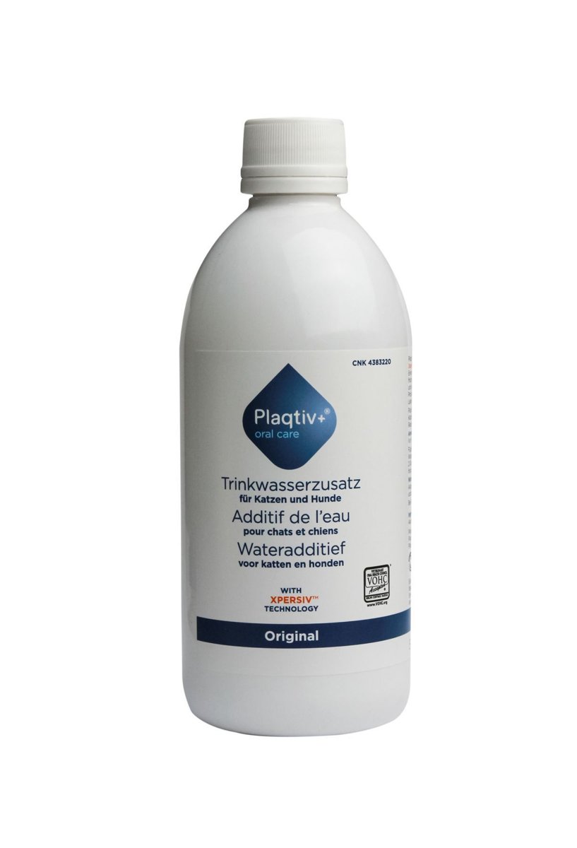 Засіб для догляду за ротовою порожниною для собак та котів Plaqtiv+ Water Additive, 500 мл — Фото 1