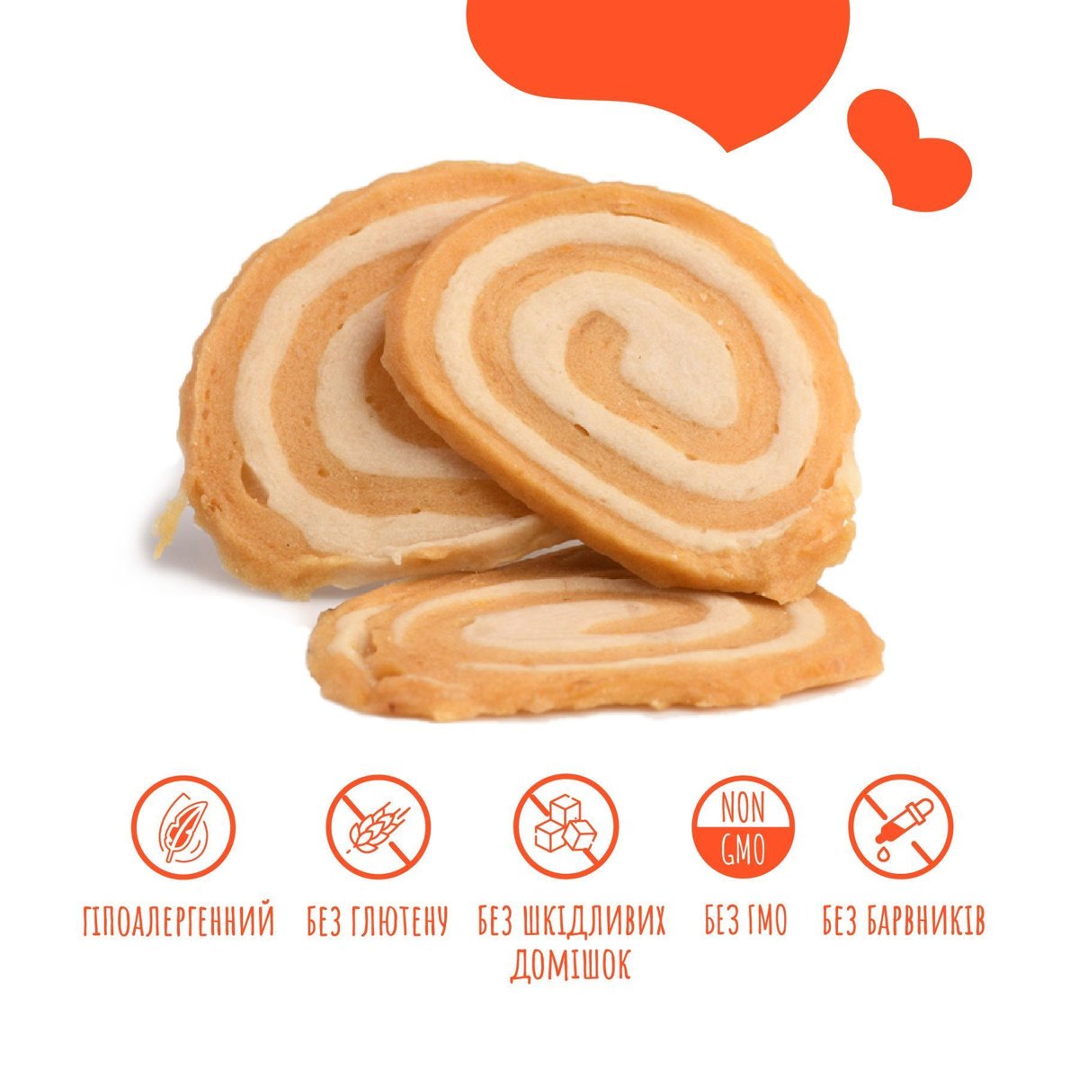 Ласощі для котів і собак Mavsy FD Salmon Rolls + Roe — суші з червоною ікрою, 50 г — Фото 2