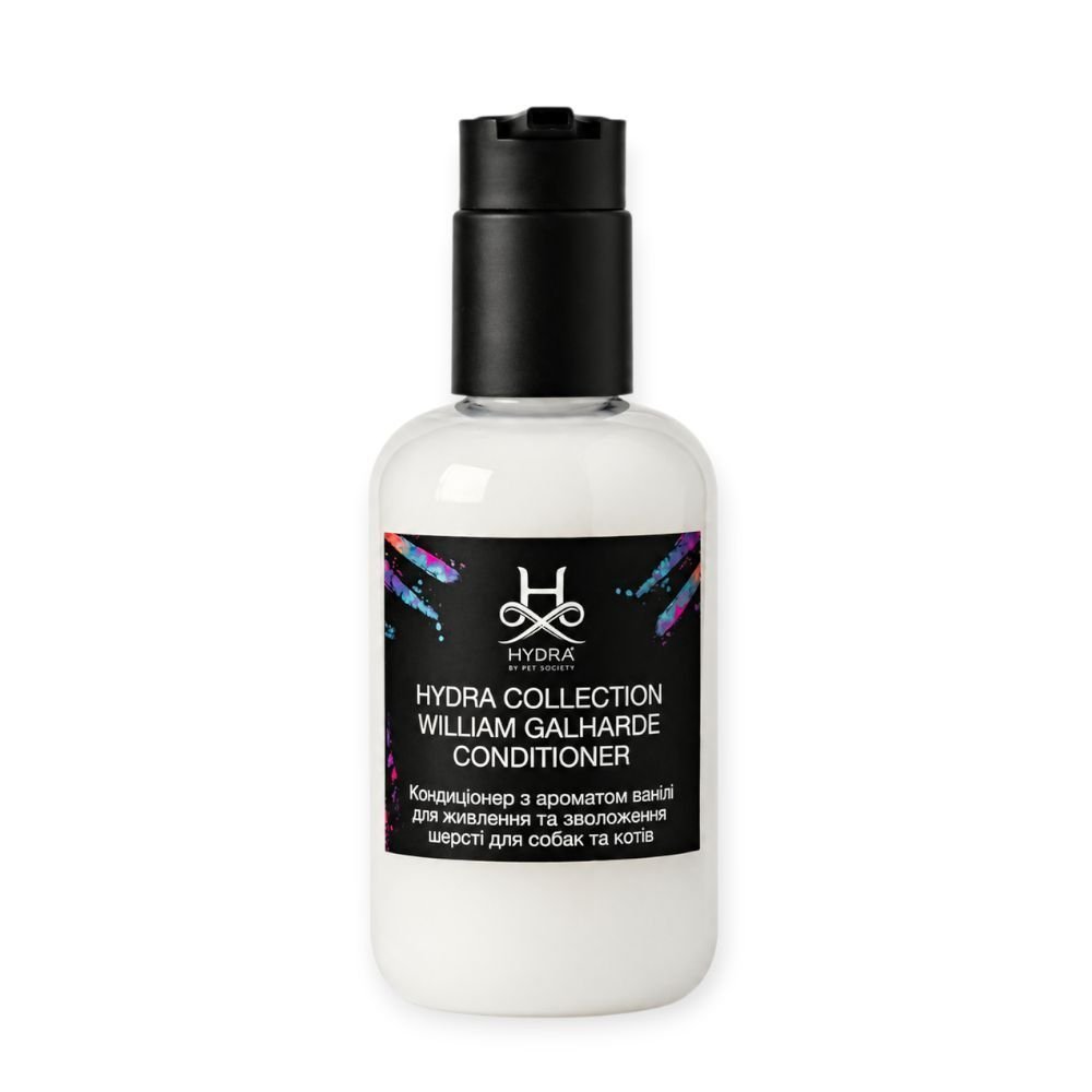 Кондиціонер для живлення та зволоження шерсті з ароматом ванілі Hydra Collection William Galharde Conditioner, 1 л — Фото 1