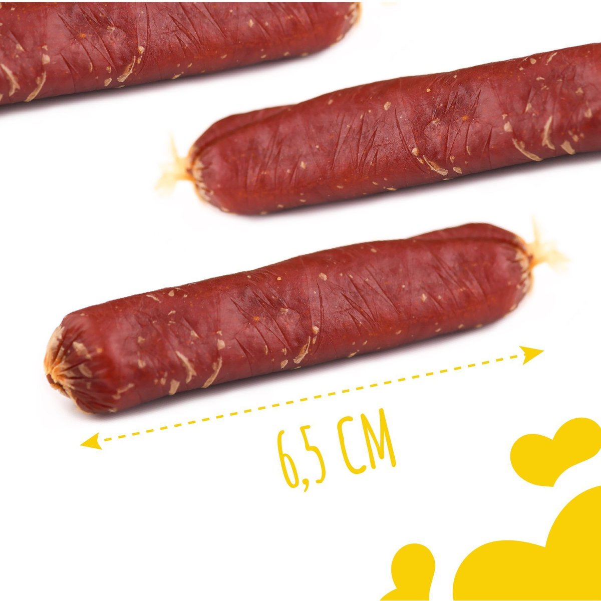 Ласощі для собак Mavsy Dried Duck Sausage — сосиски з ароматної качки, 100 г — Фото 4